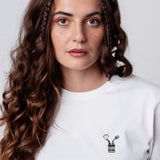 Liquid Coffee | Besticktes Bio Baumwoll Unisex T-Shirt