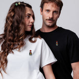 Sierra Tequila | Besticktes Bio Baumwoll Unisex T-Shirt