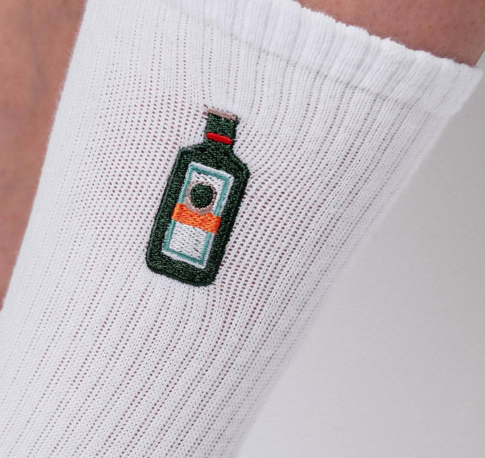Jägermeister | Geborduurde Biologische Katoenen Sokken
