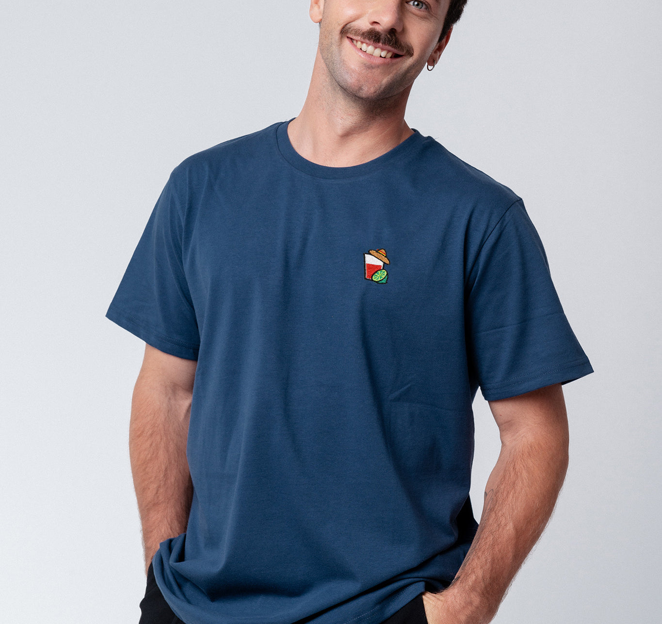 Mexikaner | Besticktes Bio Baumwoll Unisex T-Shirt