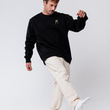 Sekt | Bestickter Bio-Baumwoll Unisex Pullover