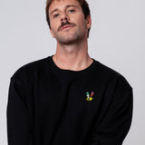 Kleiner Klopfer | Bestickter Bio-Baumwoll Unisex Pullover