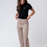 Sierra Tequila Geborduurd Biologisch Katoenen Damest-shirt