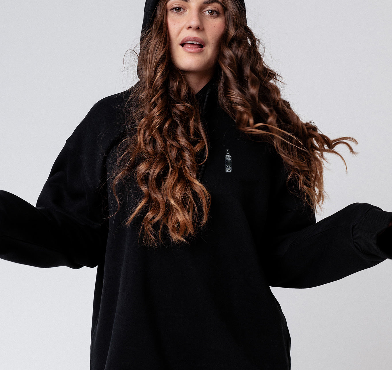 Three Sixty | Bestickter Bio-Baumwoll Unisex Hoodie