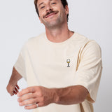 Weißwein | Heavy Oversized Bio Baumwoll T-Shirt