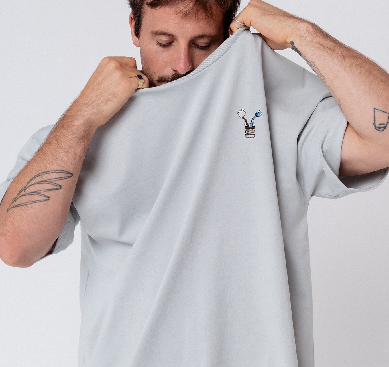 Liquid Coffee | Heavy Oversized Bio Baumwoll T-Shirt