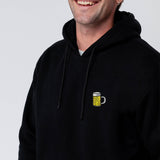 Maßkrug geborduurde unisex hoodie van biologisch katoen