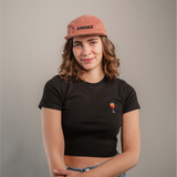 Amore | Bestickte Bio Baumwoll Cord Cap