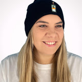 Jägermeister® Geborduurde pet van biologisch katoen