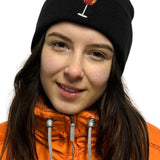 Geborduurde muts van biologisch katoen