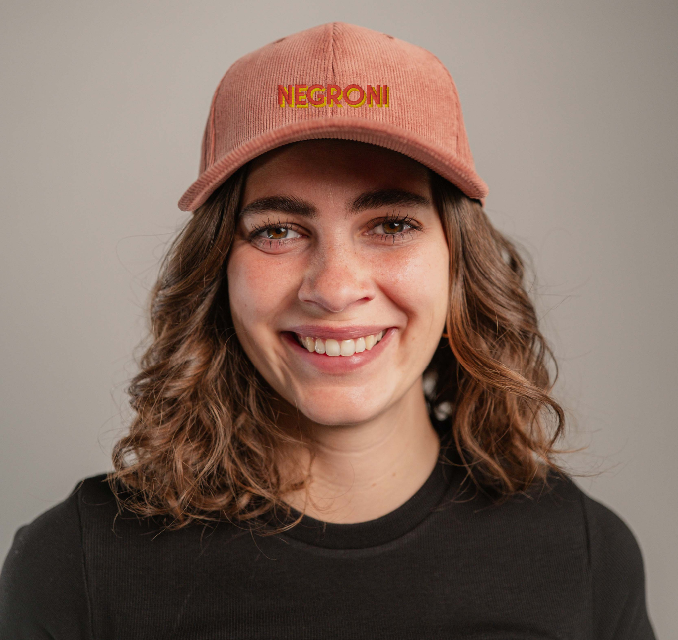 Negroni Signature | Bestickte Bio Baumwoll Cord Cap