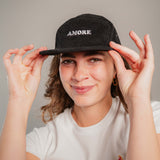 Amore | Bestickte Bio Baumwoll Cord Cap