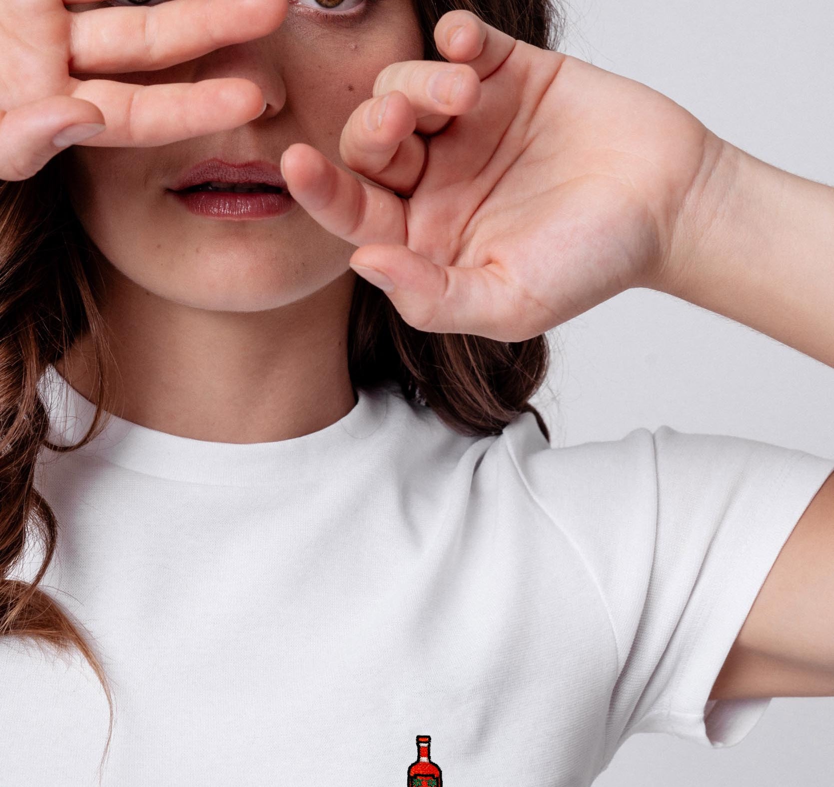 Mionetto Aperitivo | Besticktes Bio Baumwoll Cropped T-Shirt