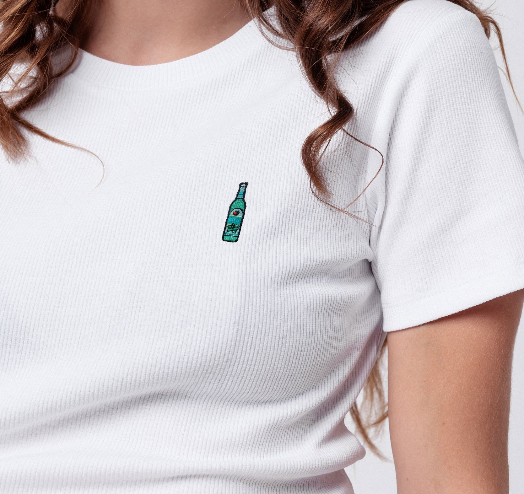 Pfeffi | Besticktes Bio Baumwoll Cropped T-Shirt