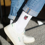 Negroni | Geborduurde sokken van biologisch katoen