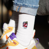 Negroni | Geborduurde sokken van biologisch katoen