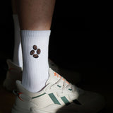 Geborduurde sokken van biologisch katoen