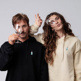 GIN SUL | Bestickter Bio-Baumwoll Unisex Hoodie