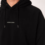 Vodka Soda | Geborduurde biokatoenen heren hoodie