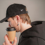 Lattechitato | Bestickte Bio Baumwoll Cord Cap