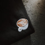 Flat White | Besticktes Bio Baumwoll Unisex T-Shirt