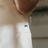 Snelle bril | Geborduurde biologisch katoenen tas