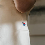 Glühwein Geborduurde biologisch katoenen tas