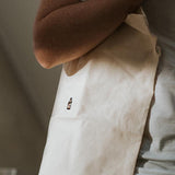 Bazi® | Geborduurde biologisch katoenen tas