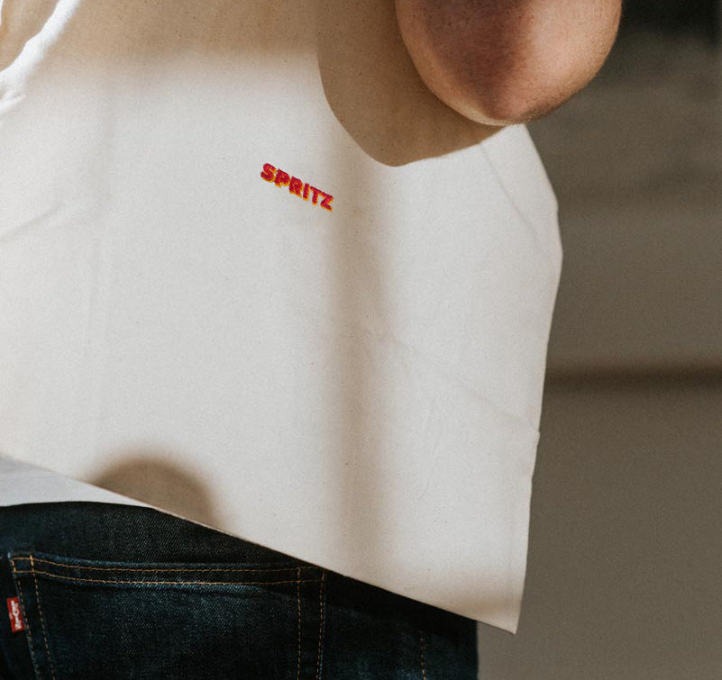 Spritz Signature | Geborduurde biologisch katoenen tas