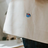 Glühwein Geborduurde biologisch katoenen tas