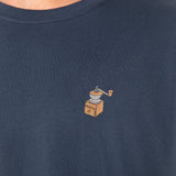 Kaffeemühle | Besticktes Bio Baumwoll Unisex T-Shirt