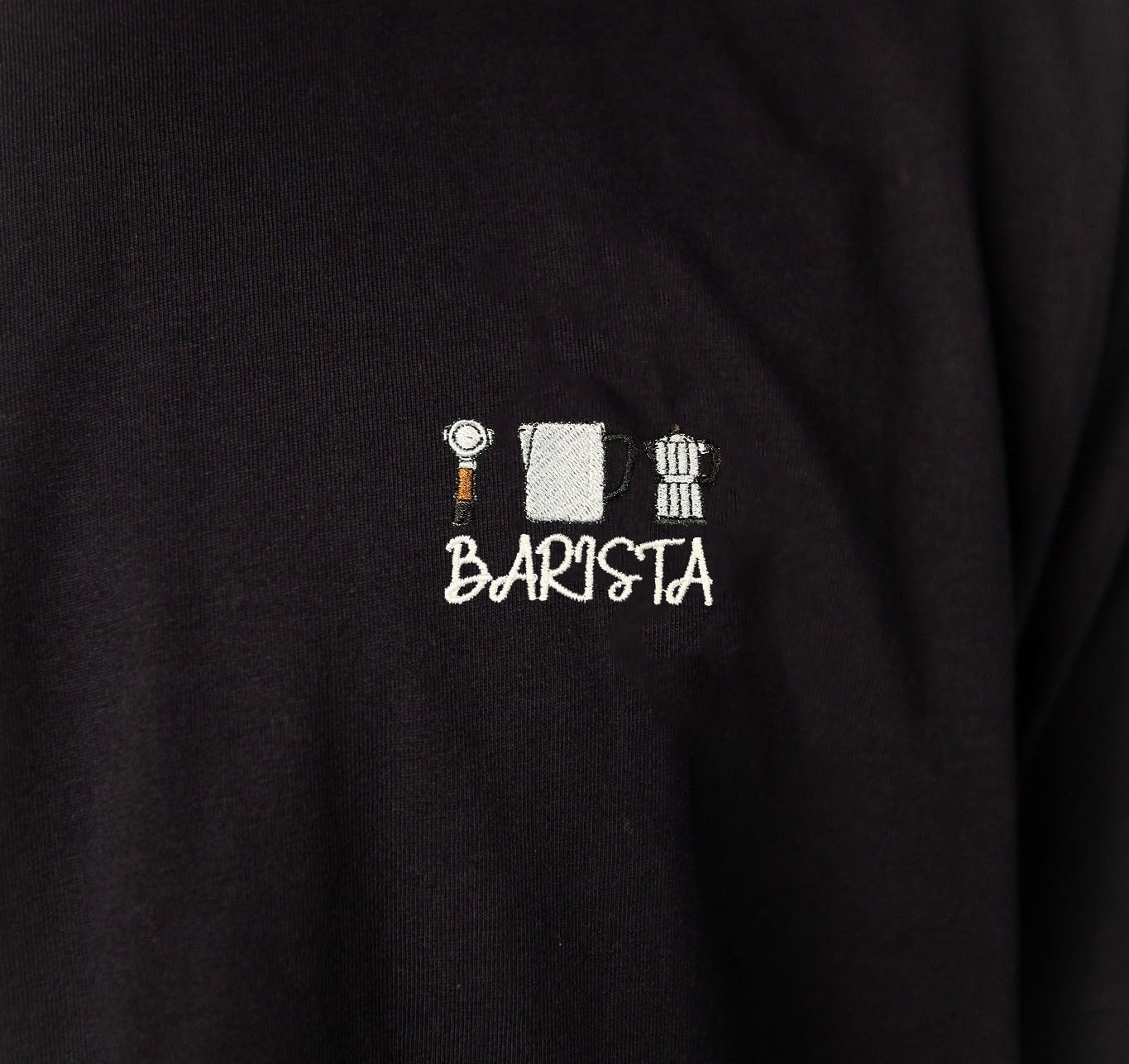 Barista Set | Besticktes Bio Baumwoll Unisex T-Shirt