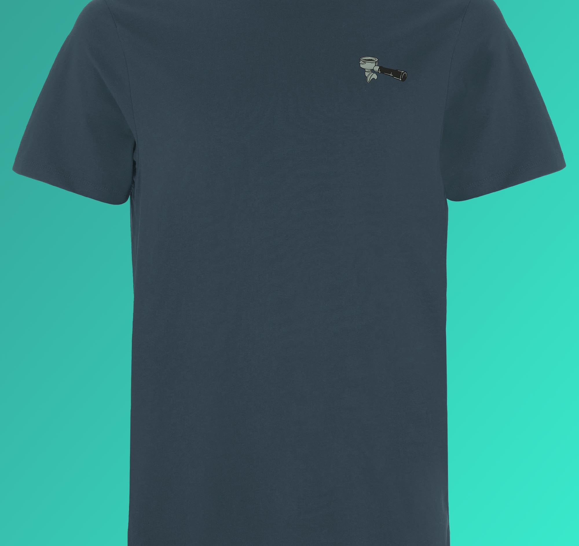 Siebträger | Besticktes Bio Baumwoll Unisex T-Shirt