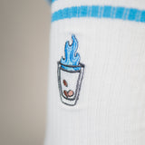 Sambuca | Bestickte Bio Baumwoll Socken