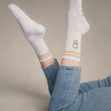 Tequila Shot | Geborduurde sokken van biologisch katoen