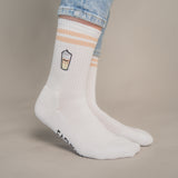 Tequila Shot | Geborduurde sokken van biologisch katoen