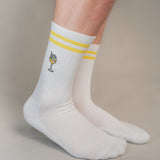 Limoncello Spritz | Bestickte Bio Baumwoll Socken