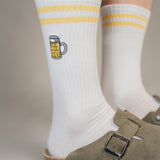 Maßkrug | Geborduurde Biologische Katoenen Sokken