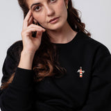 Allday RSÈ | Bestickter Bio-Baumwoll Unisex Pullover