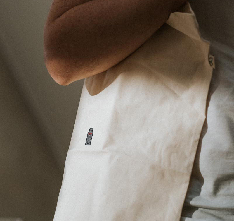 DANZKA | Geborduurde biologisch katoenen tas