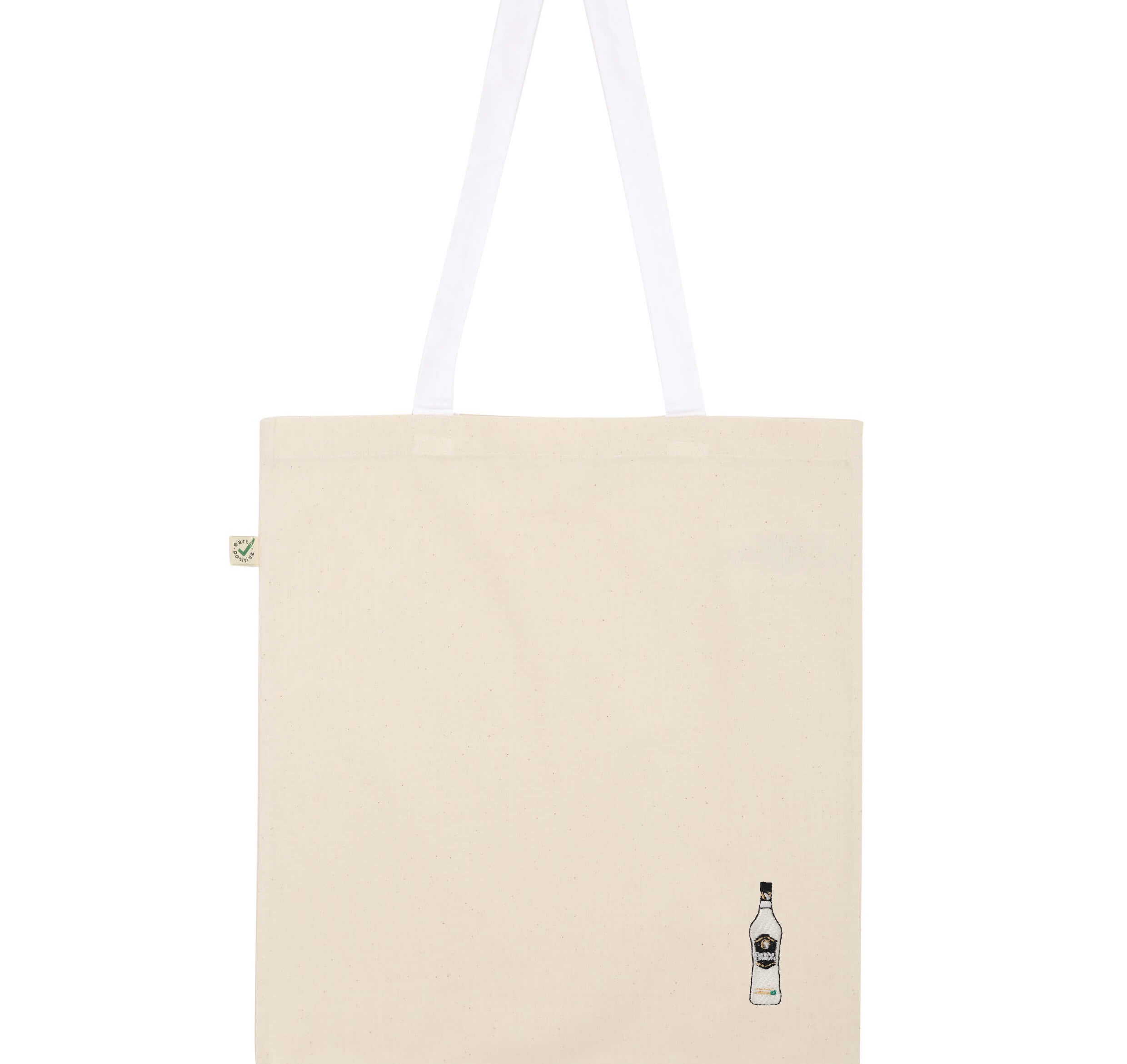 Mangaroca Batida de Côco | Geborduurde biologisch katoenen tas