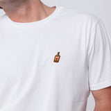 Stroh 80 | Besticktes Bio Baumwoll Unisex T-Shirt