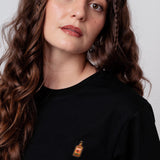 Stroh 80 | Besticktes Bio Baumwoll Unisex T-Shirt