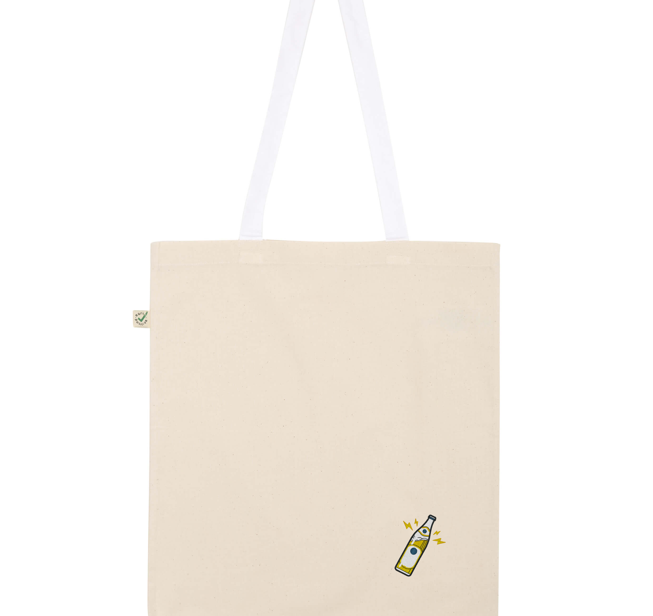 Mate | Geborduurde Biologische Katoenen Tas