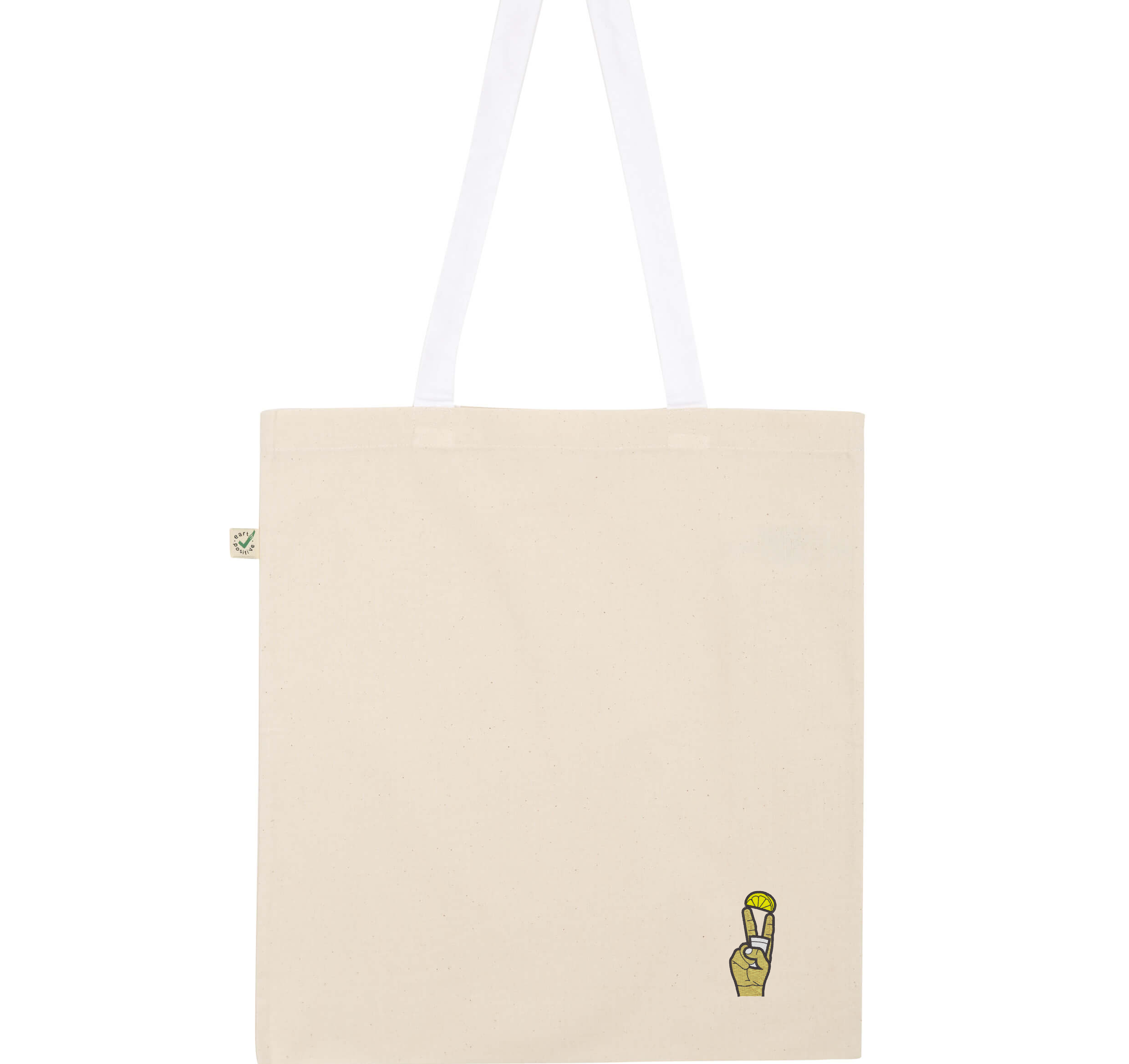 Tequila Shot | Geborduurde Biologische Katoenen Tas