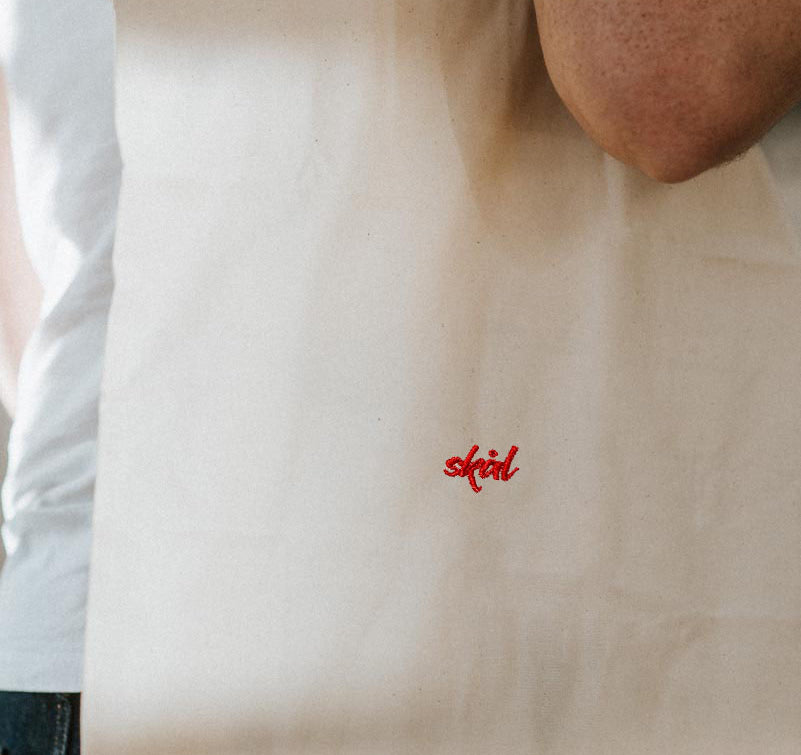 Cheers Collectie | Geborduurde Biologische Katoenen Tas