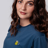 Maßkrug | Besticktes Bio Baumwoll Unisex T-Shirt