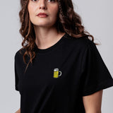 Maßkrug | Besticktes Bio Baumwoll Unisex T-Shirt