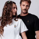Cola Mix | Besticktes Bio Baumwoll Unisex T-Shirt