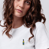 Mate Spritz | Besticktes Bio Baumwoll Cropped T-Shirt